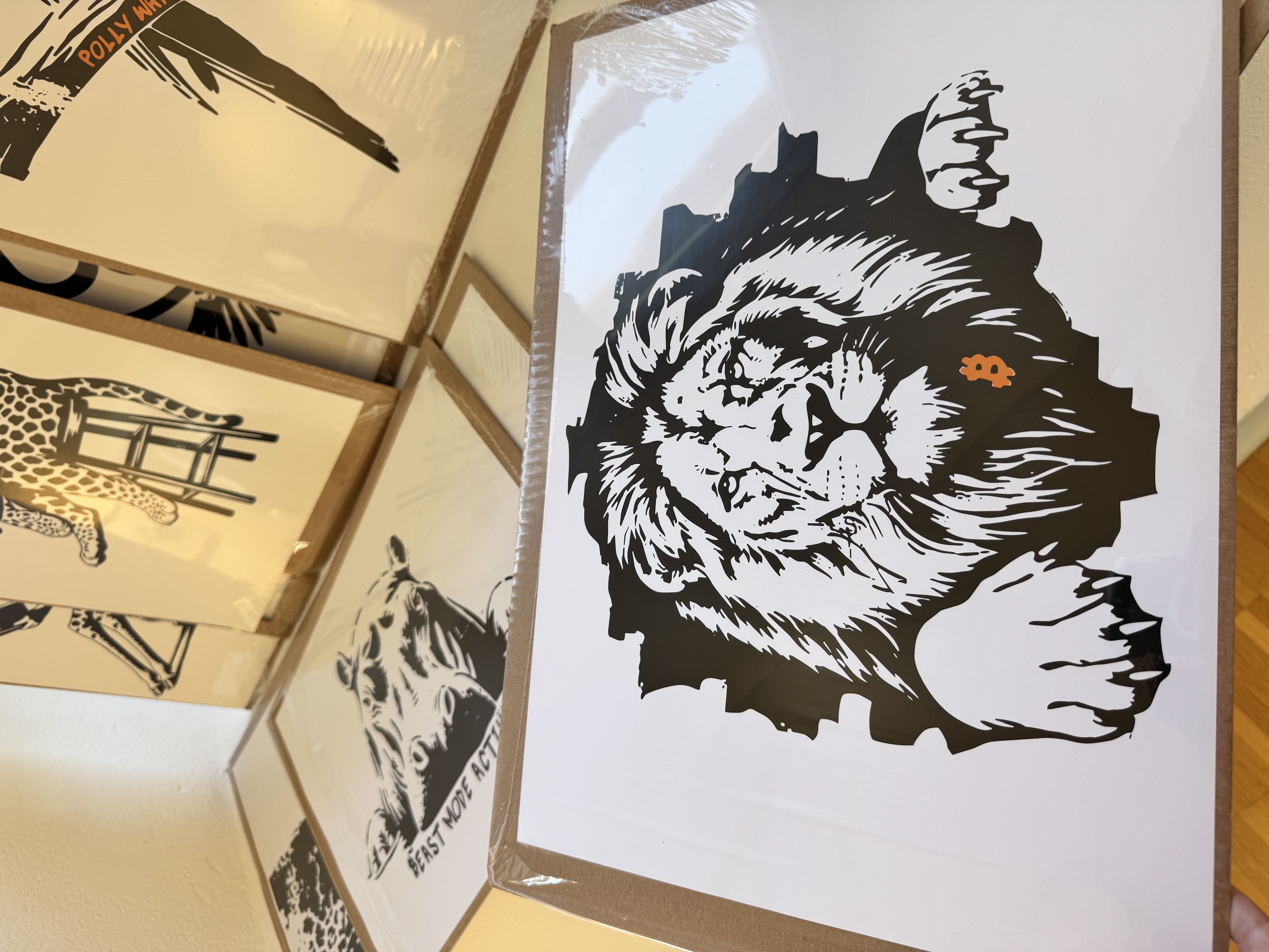 Street Cyber wildlife designs at Lugano Plan B Forum