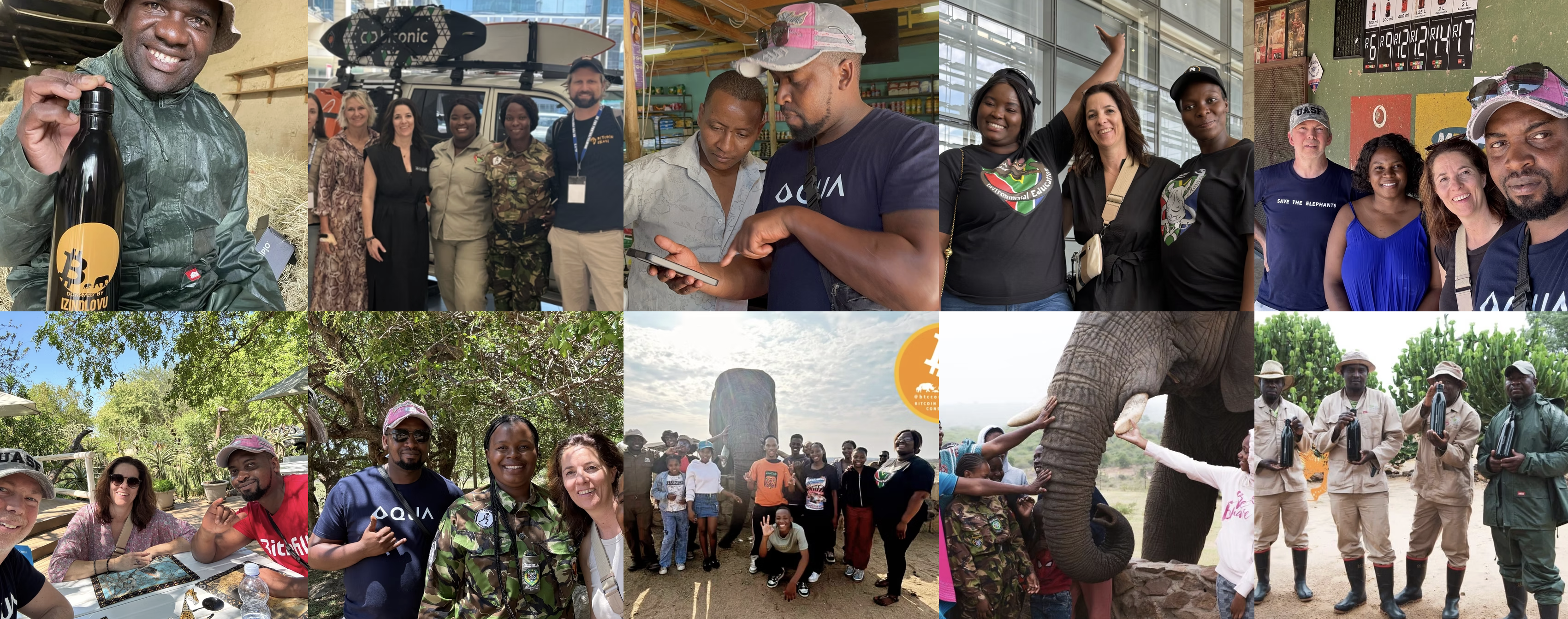 Bitcoin in the Wild community and conservation collaboration